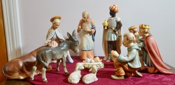 036 Lot Of 11 Nativity Set Of Goebel/Hummel