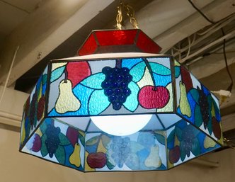 #206 Tiffany Style Hanging Light 20' Across