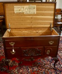 #211 Continetal Mahogany Cedar Chest