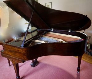 049 1917  Steinway Model M Grand Piano 5' 7' W/ Bench