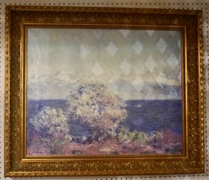 #228 Decorative Framed Monet 39 W X 32 1/2'