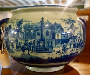 #246 Large Blue & White Tureen