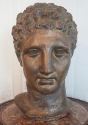 LR#251 Terra Cotta Signed Bust (Head Of David?)