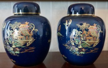 LR#264 Pair Of Carlton Ware Ginger Jars 8'T