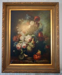 LR#271 Framed Decorative Floral Artwork 40'W X 0'T