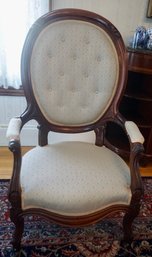 LR#2 Carved Walnut Victorian Chair (Seat 20' X 44'T)