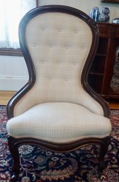 LR#3 Carved Walnut Victorian Chair (Seat 20' X 39'T)