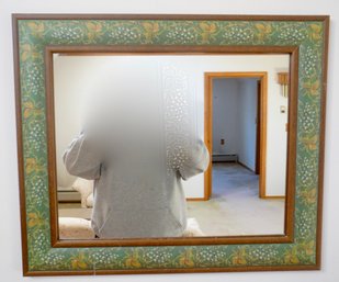 A#339 Decorative Painted Mirror 25 1/2'W X 21 2/1'T