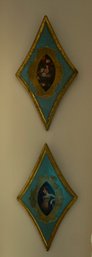 B#381 Lot Of  Decorative Wall Plaques 14 X 8