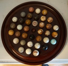 CL#400 Turkish Marble Game 13 1/2'R 1' Marbles