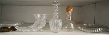 CL#410 Lot Of 5 Crystal & Glass