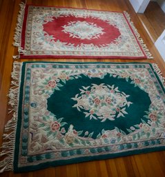 #423 Pair Of Wool Rugs 66 1/2 X 42