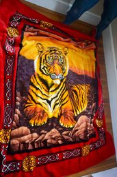 #427 Tiger Blanket 7ft X 6ft