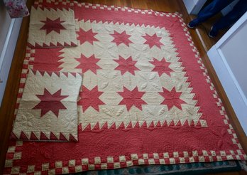 #428 Quilt & Shams 100 Cotton 82 X 82