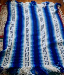 #429 Handmade Crochet Blanket 4ft X 6 Ft