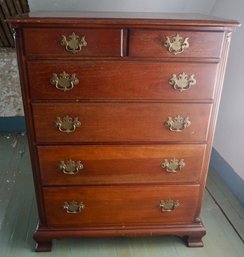 3#42 Mahogany Gentlemen's Chest 46'T X 35'W X 21'D