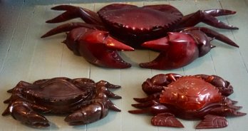 3#46 Lot Of 3 Ironwood Crabs