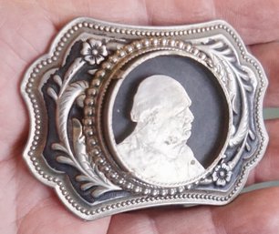 3#468 Churchill Crown Coin Belt Buckle