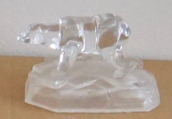 3#471 Glass Polar Bear