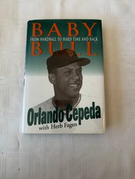 #113 Baby Bull 1998 By Orlando Cepeda Signed By Author