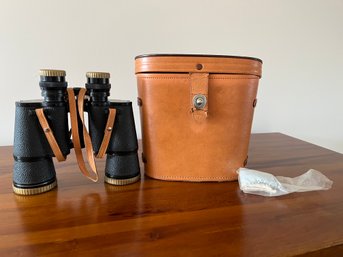 Vintage Binoculars By Sun Set With Case -  MB9