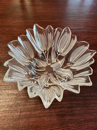 11 Inch Glass Tulip Bowl - DR31
