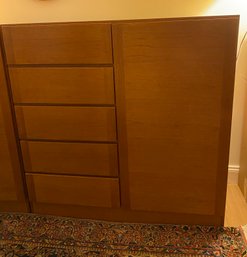 Multi Purpose Cabinet With 5 Drawers And 4 Shelves - 55