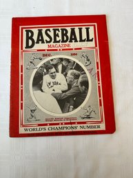 #128 Baseball Magazine December 1932 Franklin Roosevelt And Joe McCarthy