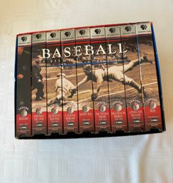 #144 VHS Tapes - Baseball A Film By Ken Burns 9 VHS Tapes From 1840- Present