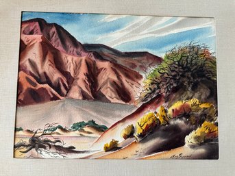 J. Craig Shepard (1913-1978) Mountain Scene With Brambles Signed And Dated 1951 - A22