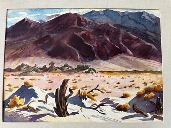 J. Craig Sheppard (1913-1978) Mountain Desert Scene Signed & Dated 1951 - A23