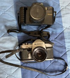 Two Cameras - One Akita And One Ricoh - Mb8
