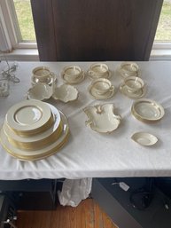 Lenox Plates, Cups And Saucers