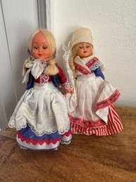 Vintage Souvenir Collectible Dolls