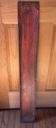 Long Decorative Wood Plate Dough Trough Beveled Bottom Edges 38' Long By 5.25' Wide