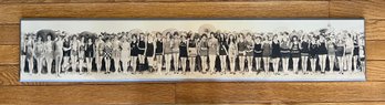 Vintage 1925 Bathing Beauty Pageant Huntington Beach CA Photo Copy Mounted On Wood  By M. Weaver