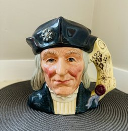 Royal Doulton 1991 . Christopher Columbus .large Jug D6891