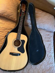 Madiera Acoustic Guitar By Guild Model A18 Serial No 8195 With Case And Tuner - BL53
