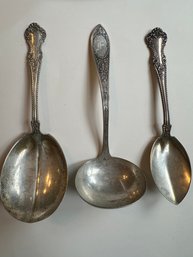 3 Sterling Silver Spoons - S3