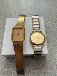 Two Womans Watches Seiko And Buliva-K93