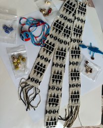 Lot Of Hand Beaded Items And Loose Beads - J9