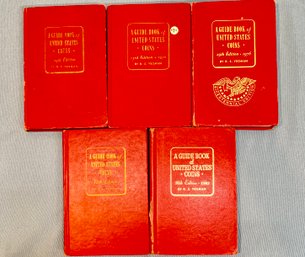 5 Guide Book For United States Coins 12th, 14th, 23rd, 29th And 36th Editions