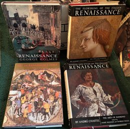 4 Art Books With Renaissance Theme: Holmes, Chastel, Paoletti And Radke -B11