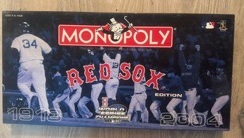 Monopoly 2004 World Series Champions Red Sox Edition