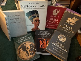 8 History Of Art With 7 Greek Related Books -d21