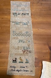 Antique Sampler By Brigatha Kiernan