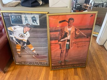 2 Vintage Hockey Posters- Wayne Gretzky (signed), Bobby Orr