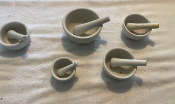 5 Mortise And Pestles