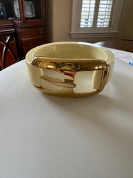 Vintage TRIFARI Buckle Bracelet Cuff - 8