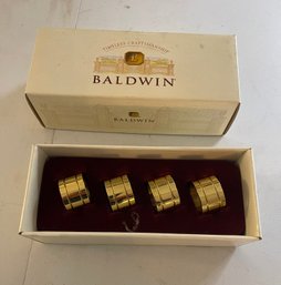 New Baldwin Napkin Rings